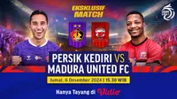 Link Siaran Langsung BRI Liga 1: Persik Kediri vs Madura United di Vidio