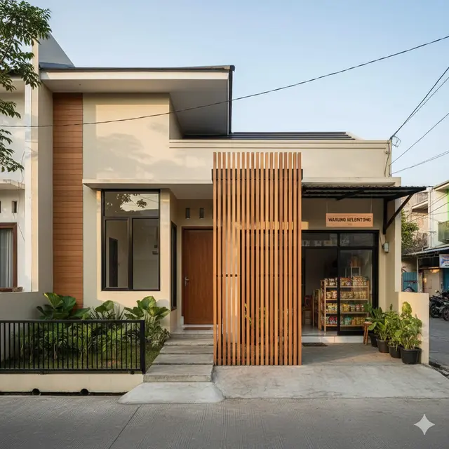 7 Model Rumah Minimalis Samping Ada Toko yang Enggak Ganggu Privasi Penghuni, Desain Fungsional untuk Hunian dan Usaha