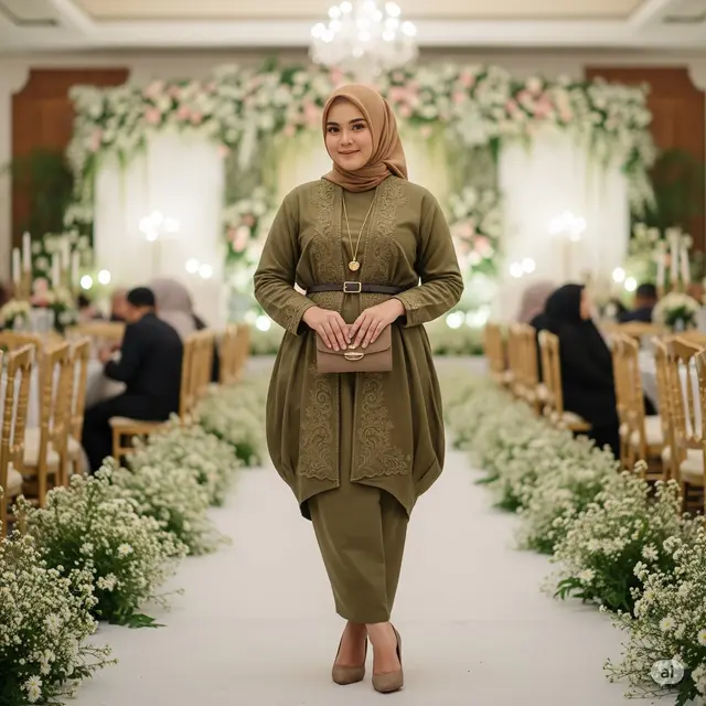 Baju Kondangan untuk Wanita Gemuk. Foto: Gemini