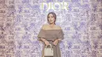 Pemilik nama lengkap Kadek Maharani Kemala Dewi baru saja menghadiri acara brand ternama, Dior. Ia tampil cantik dan anggun mengenakan dress panjang berwarna coklat nude. (Liputan6.com/IG/@maharanikemala)