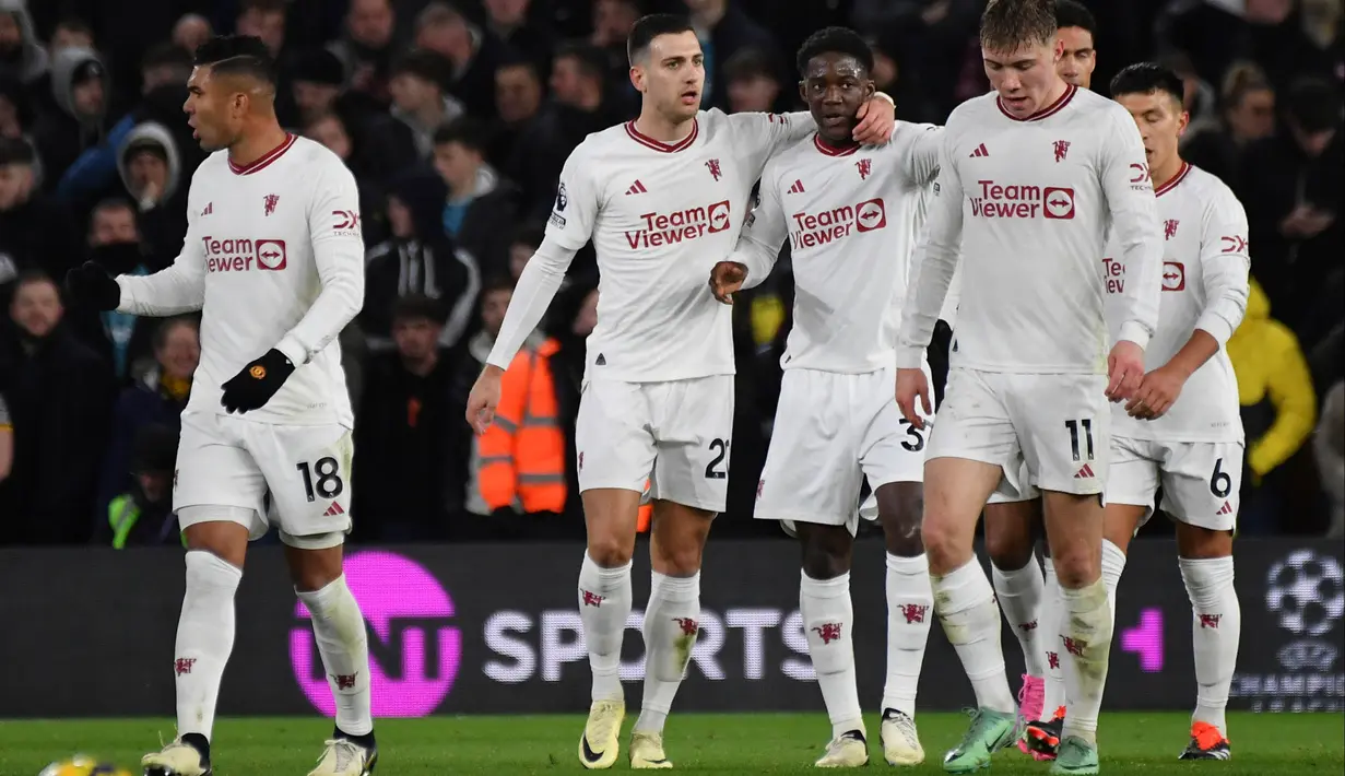 Manchester United berhasil mengamankan tiga poin penting di laga melawan Wolverhampton Wanderers. (AP Photo/Rui Vieira)