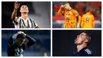 Cristiano Ronaldo adalah seorang megabintang, semua pasti setuju. Namun, ia tetaplah manusia biasa yang memiliki hak untuk mengekspresikan kekecewaannya. Entah saat ia gagal memanfaatkan peluang, dikasari lawan, ditarik keluar, ataupun dirugikan wasit. (Kolase Foto AP dan AFP)