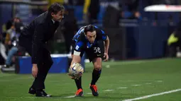 Inter Milan menang tipis 1-0 setelah Martinez mencetak satu-satunya gol dalam laga ini. (AP Photo)