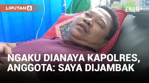 VIDEO: Anggota Polres Dairi Ngaku Dianiaya Kapolres hingga Masuk Rumah Sakit