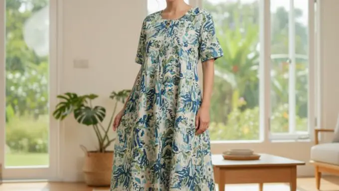 Ilustrasi Daster Cantik/Gemini AI