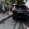 Mobil Fortuner diamuk massa di Tanah Abang viral. (Dok. Tangkapan Layar @jakarta.terkini)