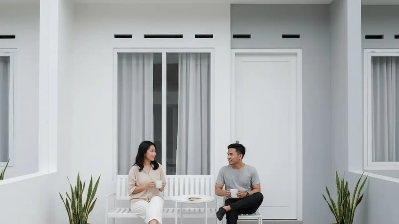Inspirasi Desain Rumah Tipe 21 di Tanah Kavling Kecil Konsep Minimalis