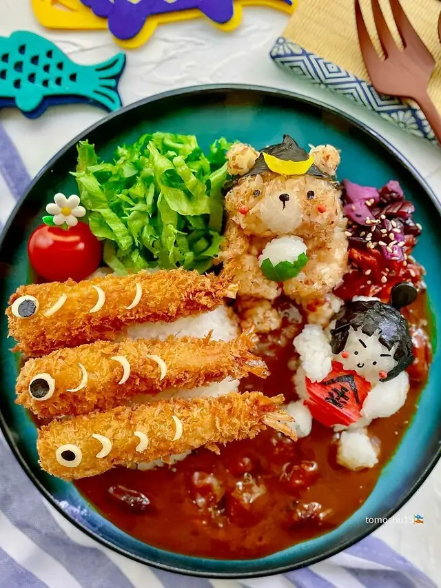 6 Potret Ide Bekal Makan Siang dari Seniman Kuliner Jepang, Jadi Sayang Dimakan