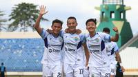 Skuad PSKC Cimahi saat kalahkan Persela Lamongan di Pegadaian Liga 2. (PSKC Cimahi)