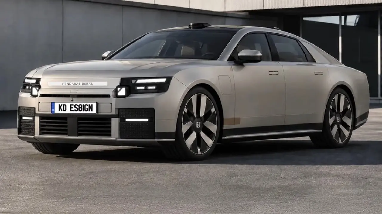 Render Digital Freelander Tipe 01: Kombinasi Wajah SUV dan Sedan EV Mewah