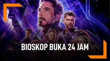 Gara-Gara Avenger Bioskop Buka 24 Jam