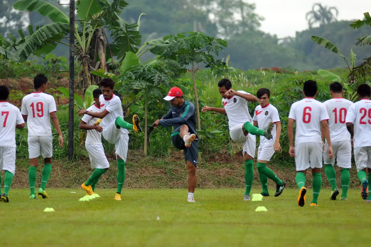 Latihan Timnas U23 Indonesia