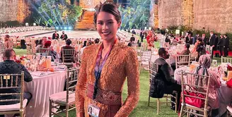 Maudy Ayunda menyelesaikan tugasnya sebagai juru bicara Presidensi G20 di Bali [IG @maudyayunda]
