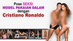 Video pose Cristiano Ronaldo bersama Alessandra Ambrosio model seksi pakaian dalam untuk di jadikan sampul majalah GQ.
