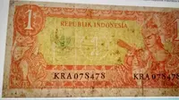 Mata Uang Khusus Kepulauan Riau Rupiah (KRrp) uang  KR ini Pernah berlaku di Perbatasan Indonesia tepatnya Pulau Belakang Padang, Batam dan Pulau sekitarnya yang berbatasan  lansung dengan Singapura.(1963-1964). (Dok. BI/Ajang Nurdin-Liputan6.com)