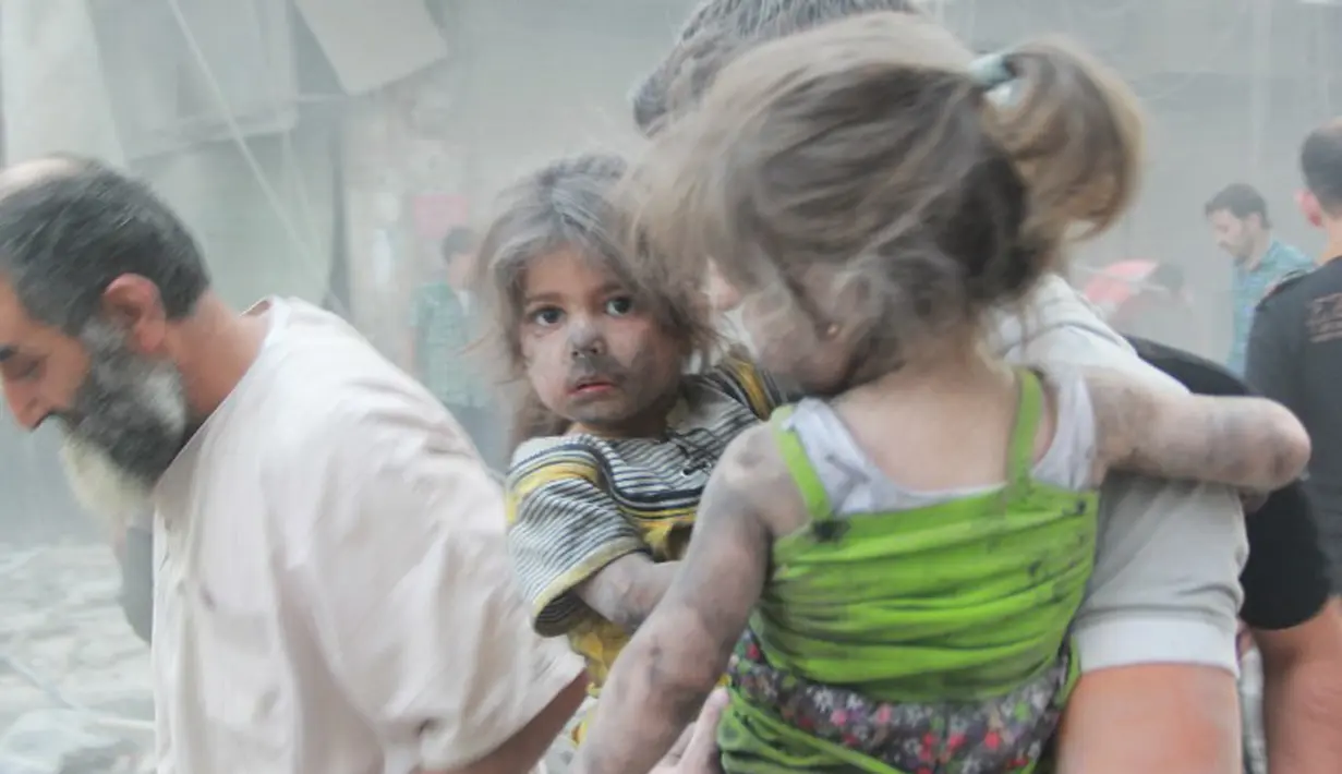 Perang di Suriah telah memakan korban lebih dari 170.000 orang (AFP PHOTO/AMC/MOHAMAD AL-TAYB)