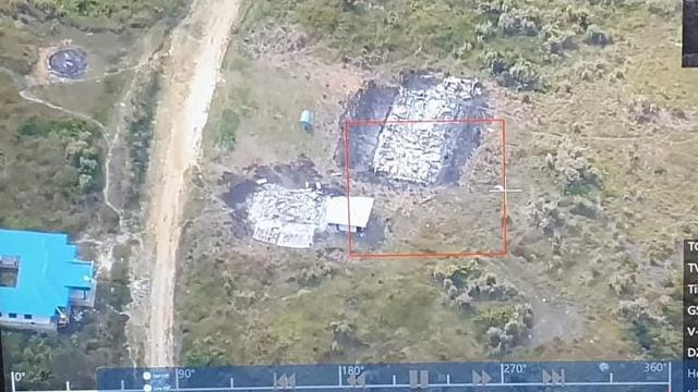 Teroris KKB merusak dan membakar sejumlah fasilitas umum di Puncak, Papua. (dok Polda Papua)