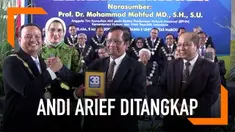Mahfud MD berharap polisi bertindak cepat dalam penangkapan Andi Arief. Ia berharap polri profesional karena melakukan penangkapan sekarang jadi dibuktikan sekarang.
