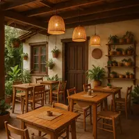 Desain Warung Makan di Teras Rumah/AI