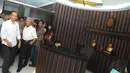 Jokowi saat keluar dari ruangan diskusi di Gedung Alstom Jl TB Simatupang, Jumat, (16/5/2014) (Liputan6.com/Herman Zakharia)