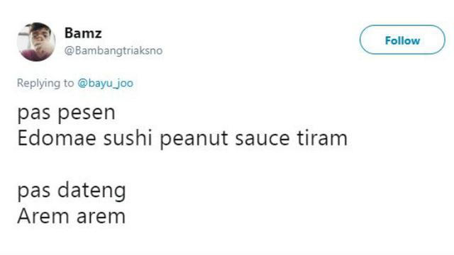 Pesanan makanan 'ajaib' dalam bahasa Inggris, ternyata...