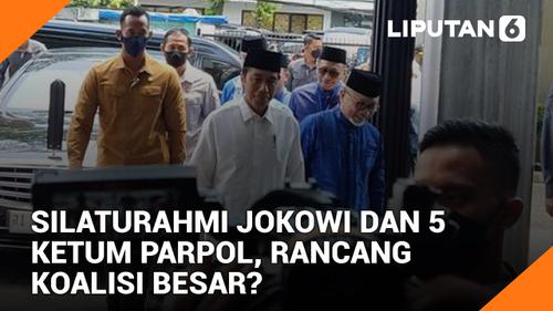 VIDEO: Silaturahmi Jokowi dan 5 Ketum Parpol, Rancang Koalisi Besar?