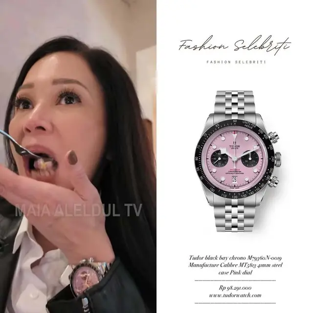 5 Potret koleksi jam tangan Maia Estianty dan estimasi harga, pancarkan gaya elegan dan old money