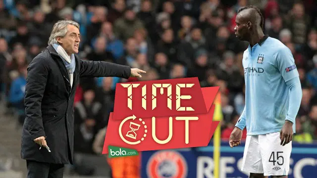 Mario Balotelli Pernah Buat Roberto Mancini Marah Besar di Manchester City