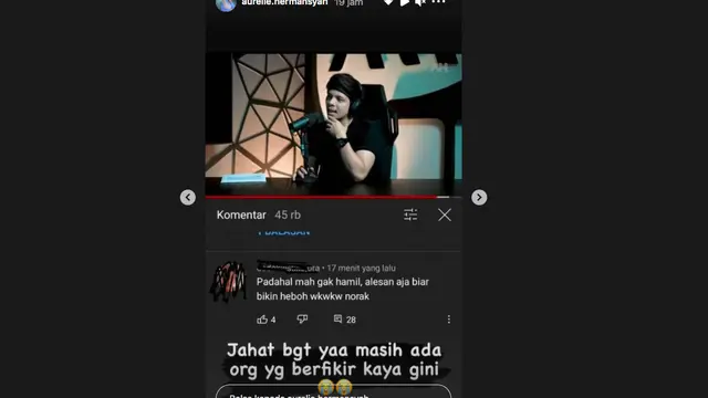 Aurel Hermansyah Sedih Kehamilannya Dianggap Bohong Hanya untuk Buat Heboh