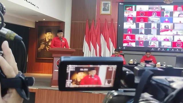 Jajaran DPP PDIP memberikan pembekalan kepala daerah terpilih dari PDIP yang digelar di Sekolah Partai PDIP, Jakarta Selatan.