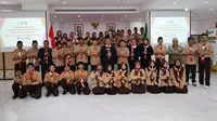 Gugus Depan Pramuka Jeddah Dikukuhkan Asrorun Ni’am