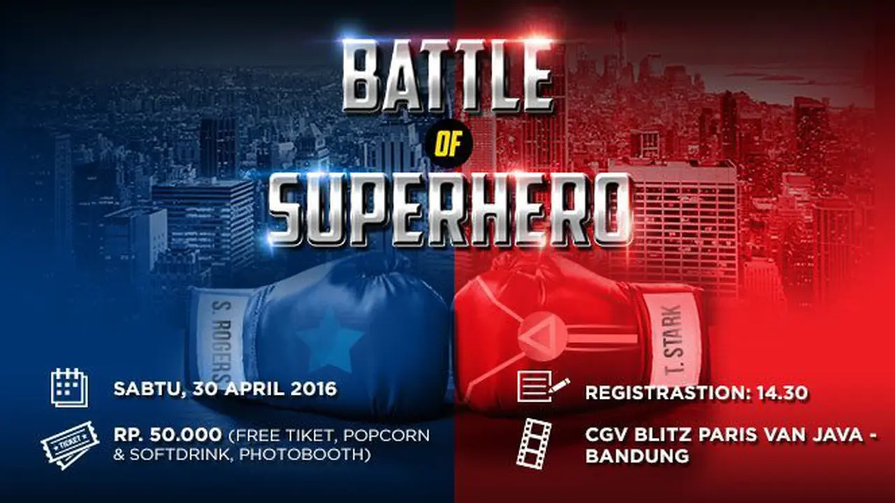 Ayo, Jadi Saksi Pertarungan Superhero yang Menggemparkan!