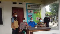 Kapolres Bogor AKBP Iman Imanuddin mengatakan, posko ini didirikan dalam upaya penanganan Covid-19 di Kabupaten Bogor. Salah satunya sebagai tempat untuk mengontrol kegiatan masyarakat yang dapat menimbulkan kerumunan. (Foto:Liputan6/Achmad Sudarno)