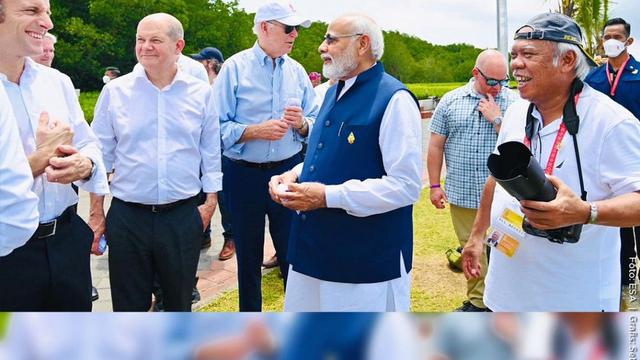 6 Gaya Menteri PUPR Basuki Hadimuljono Jadi Fotografer Dadakan di KTT G20, Curi Perhatian