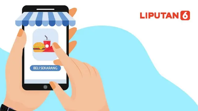 Banner Infografis Cara Aman Pesan Makanan via Online dari Covid-19. (Liputan6.com/Abdillah)