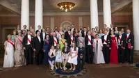 Foto Keluarga Kerajaan Swedia pada Mei 2017. (Sumber AP Photo/Tahta Kerajaan Norwegia via NTB scanpix)