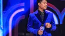 "Kalau Teguh lolos ke empat besar, bunda Inul berikan 10 juta rupiah. Uangnya ada di saya," kata Iis Dahlia. Konser Final Top 4 Besar Show D'Academy 4 berlangsung Kamis (27/4/2017) mulai pukul 18.30 hanya di Indosiar.(Adrian Putra/Bintang.com)