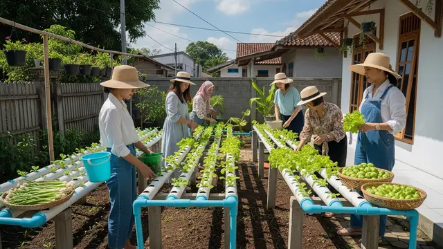 Kebun Sayur untuk Ibu-Ibu Arisan