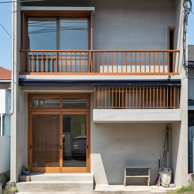 Desain Ruko dengan Warna Cerah