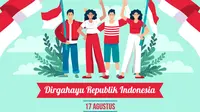 Ilustrasi HUT RI, Kemerdekaan Indonesia. (Image by freepik)