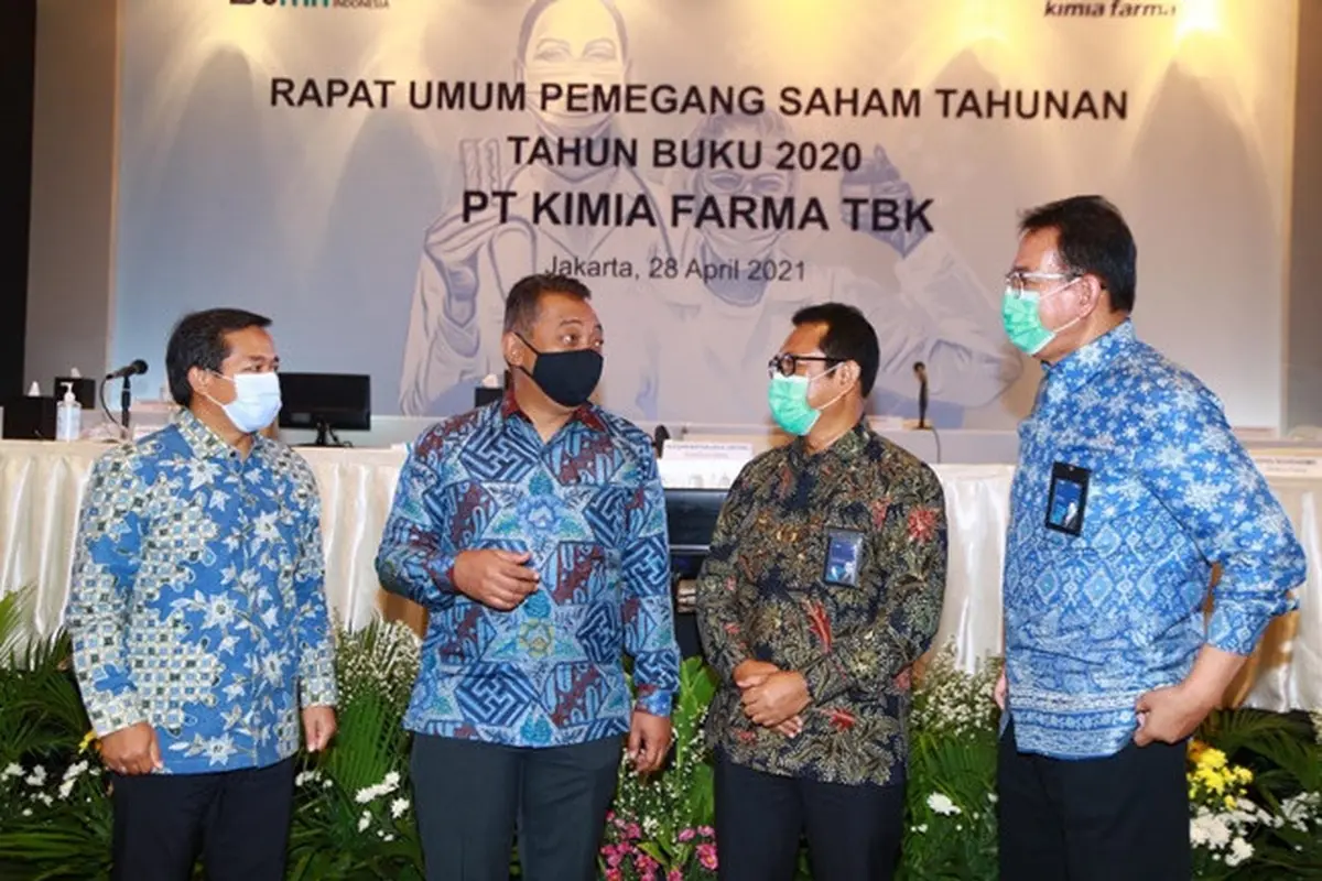 RUPST Tahun Buku 2020 PT Kimia Farma Tbk (KAEF) (Foto: Dok PT Kimia Farma Tbk)