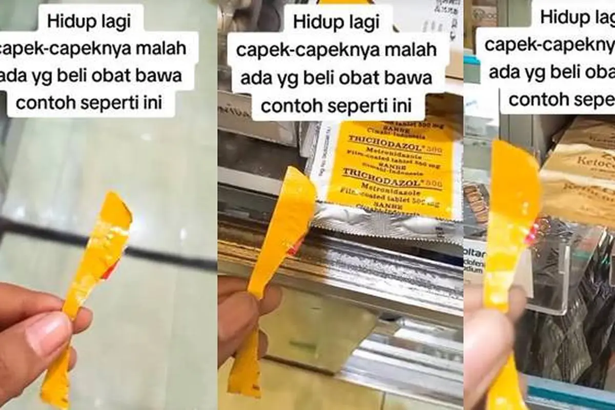 Viral Momen Pembeli Bawa Contoh Bungkus saat Beli Obat di Apotek Ini Kocak