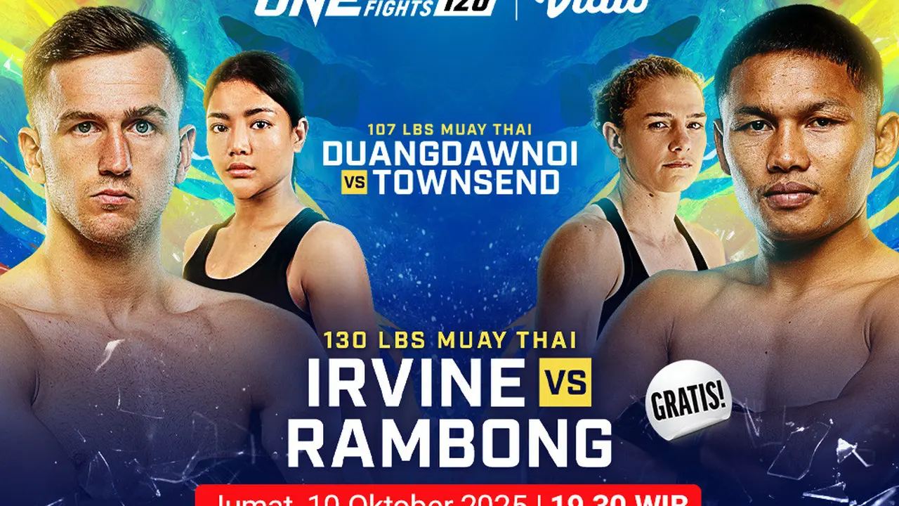 Live streaming ONE Friday Fights eksklusif di Vidio. (dok. vidio.com)