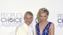 Ellen DeGeneres dan Portia de Rossi. (Bintang/EPA) Sumber: celebwild.com