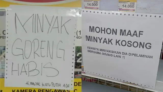 Emak-Emak Antri Minyak Goreng