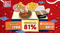 17.8 Festival Kuliner ShopeeFood, Pelanggan Dimanjakan Beragam Promo Merchant Lokal