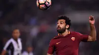 Proses kepindahan Mohamed Salah dari AS Roma ke Liverpool hanya tinggal menunggu waktu. (FILIPPO MONTEFORTE / AFP)