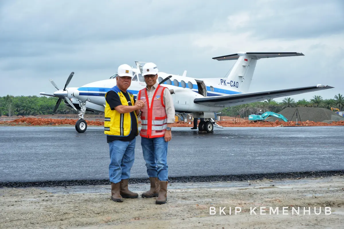 Uji coba Bandara IKN dengan pesawat kecil ini disebut berhasil