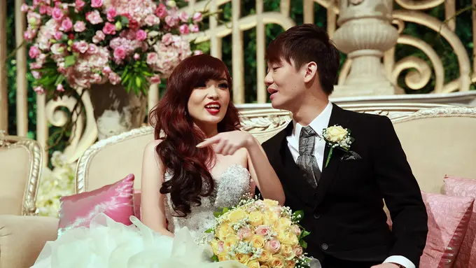 Angel Cherrybelle dan suami, Rudy