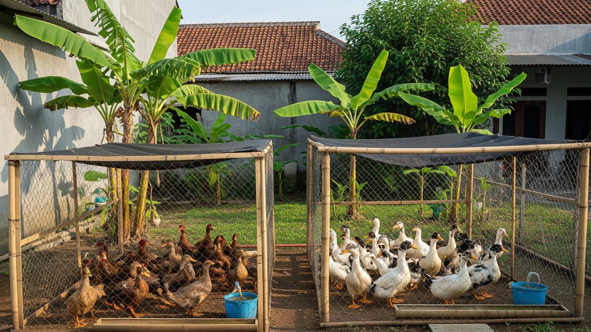 Perbandingan Ternak Itik Mojosari vs Itik Tegal, Mana Lebih Panen?